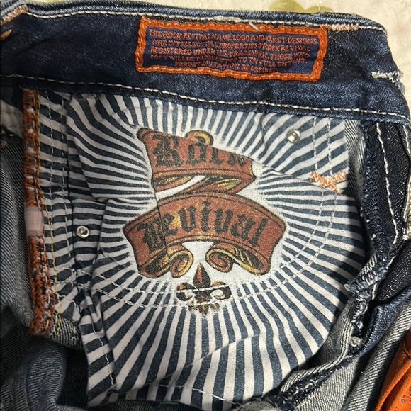 Rock Revival Blue Denim Jeans - Picture 10 of 12